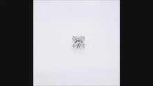 Load and play video in Gallery viewer, Princess Cut Diamond 1.31 ct E VVS2
