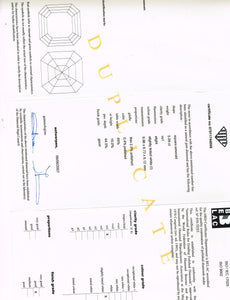 Asscher Cut Diamond 5.09 ct J VS1