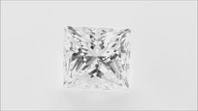 Load and play video in Gallery viewer, Princess Cut Diamond 4.06 ct G VS1
