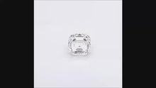 Load and play video in Gallery viewer, Asscher Cut Diamond 3.13 ct H VVS1
