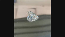 Load and play video in Gallery viewer, Pear Shape Diamond 3.08 ct I VVS2
