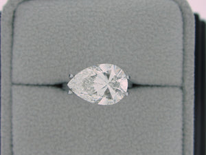 Pear Shape Diamond 3.28 ct F VVS2