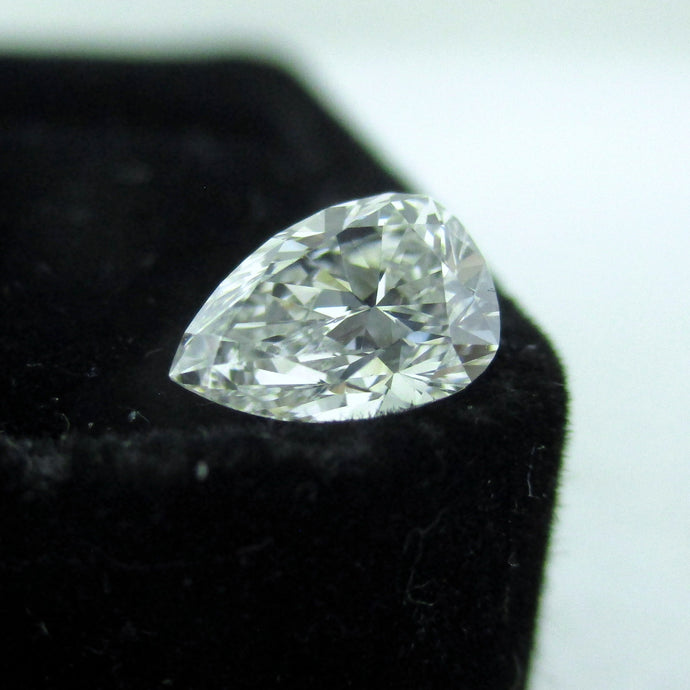 Pear Shape Diamond 0.86 ct D VS1