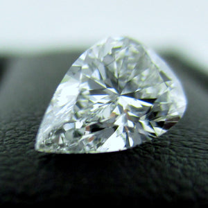 Pear Shape Diamond 0.80 ct D VS2