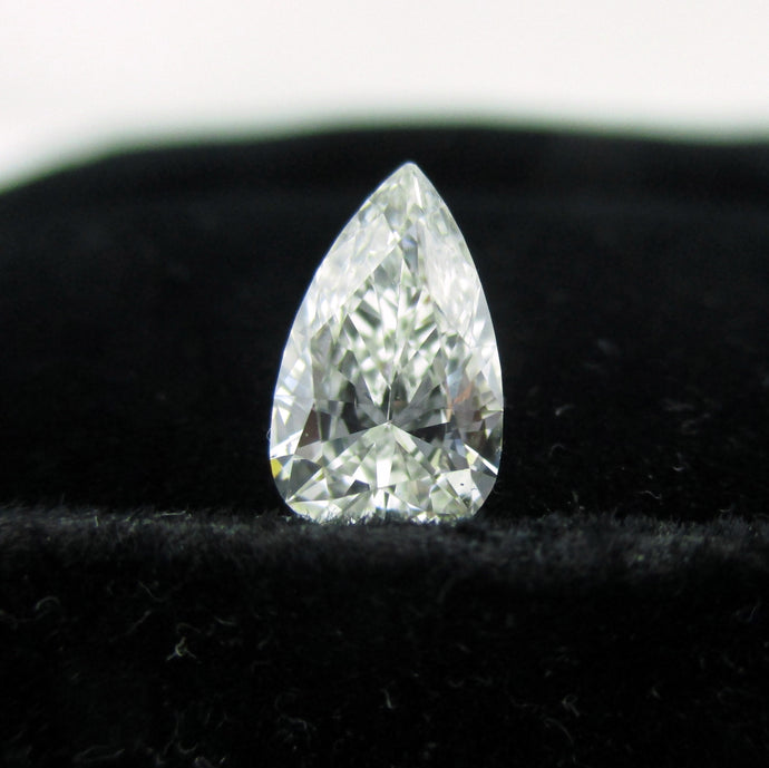 Pear Shape Diamond 0.72 ct F VS2