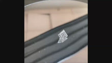 Load and play video in Gallery viewer, Princess Cut Diamond 2.00 ct E VVS2
