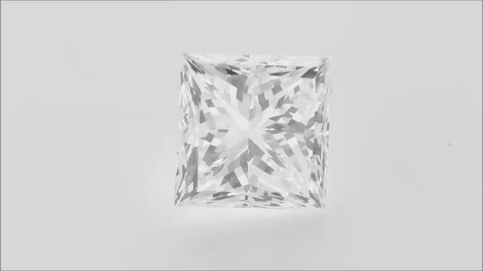 Princess Cut Diamond 3.70 ct H VVS2