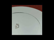 Load and play video in Gallery viewer, Pear Shape Diamond 0.93 ct F VS2
